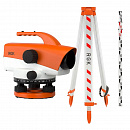 Комплект 3в1: нивелир RGK C-32 + штатив, рейка 4м